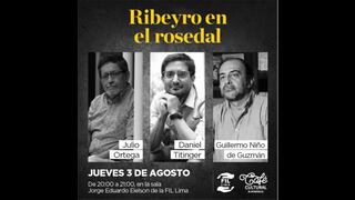 Café Cultural ED: "Ribeyro en el rosedal"