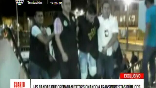 Caen bandas que extorsionaban a transportistas informales de Lima