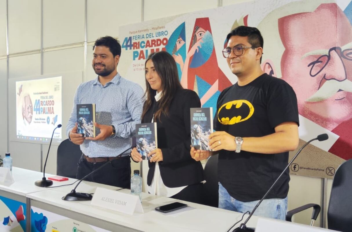 Alexiel Vidam presenta el spin off de su obra “Crónica del Nuevo Génesis”. (Foto: Instagram)