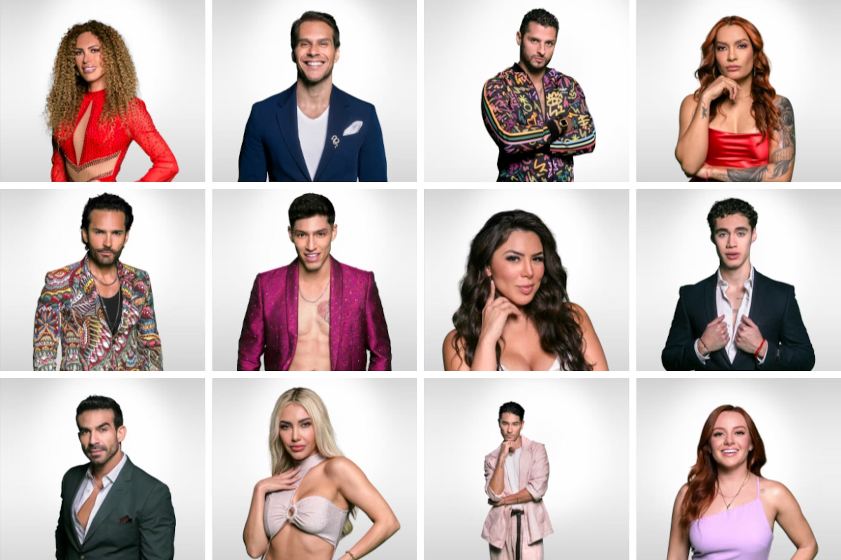 El medio centenar de participantes con el que inició la segunda temporada de "Los 50" incluye actores, cantantes y creadores de contenido (Foto: Telemundo)