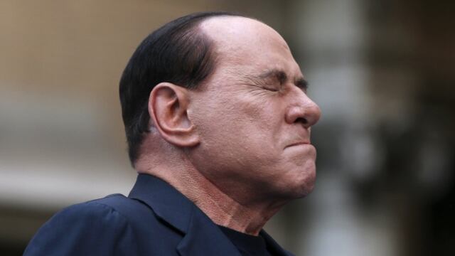 Berlusconi se equivocó de mitin en campaña electoral italiana