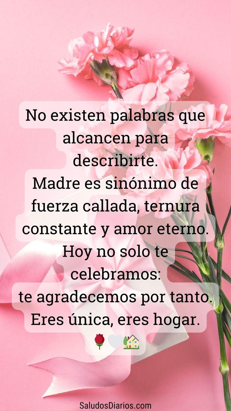 Elige una de estas tarjetas para festejar un ¡Feliz Día de la Madre! desde México este 2025, con mensajes y frases para compartir en WhatsApp. (Foto: Pinterest)