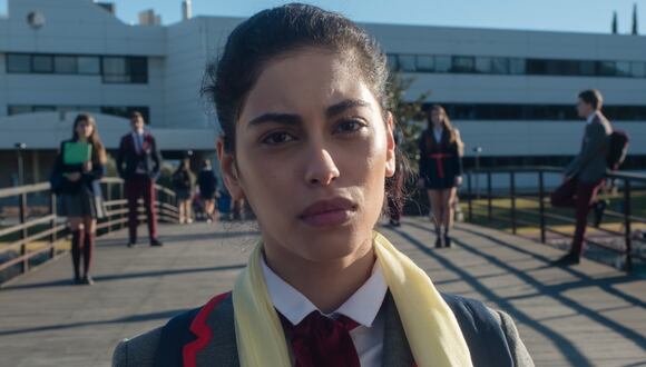 Mina El Hammani participó hasta la tercera temporada de "Élite". (Foto: Netflix)
