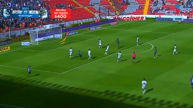 Querétaro vs. Puebla: mira el golazo deFabián Castillo para el 1-0 de los 'Gallos' | VIDEO