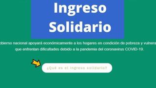 Hoy, Ingreso Solidario | Revisa quiénes cobran del 09 al 11 de octubre