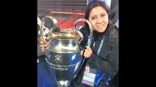 Gisela Leyva: peruana que besó la copa de Champions en Wembley