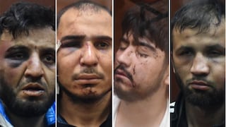 Quiénes son los 4 sospechosos del ataque en Moscú que comparecieron golpeados ante un juez