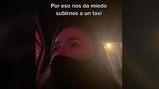 Mujer grabó a un taxista que la acosó durante una carrera | VIDEO