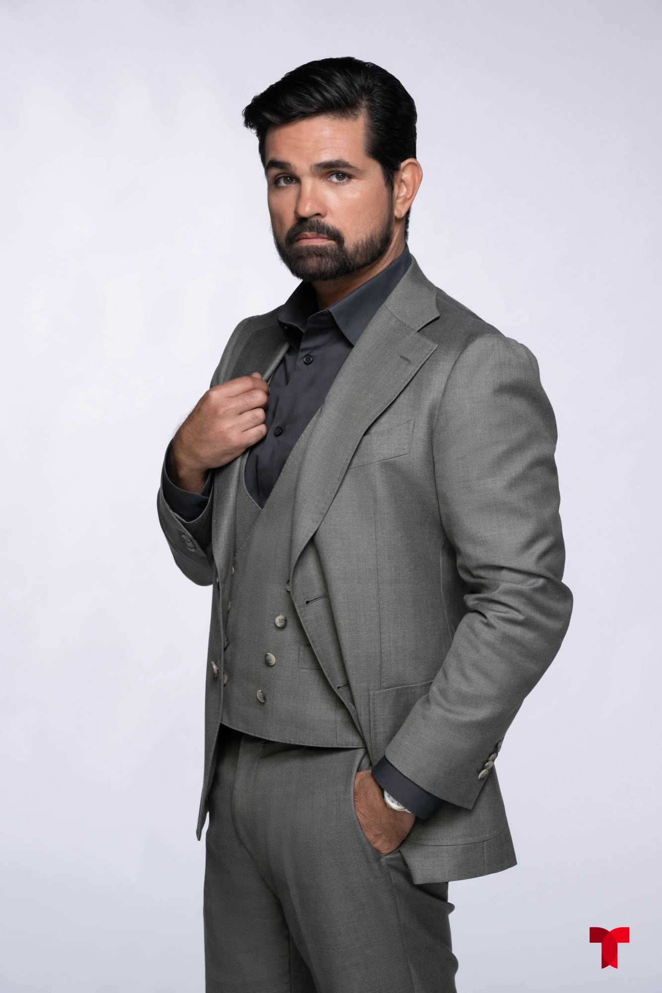 Ferdinando Valencia como Braulio Zepeda en la telenovela “Vuelve a mí” (Foto: Telemundo)
