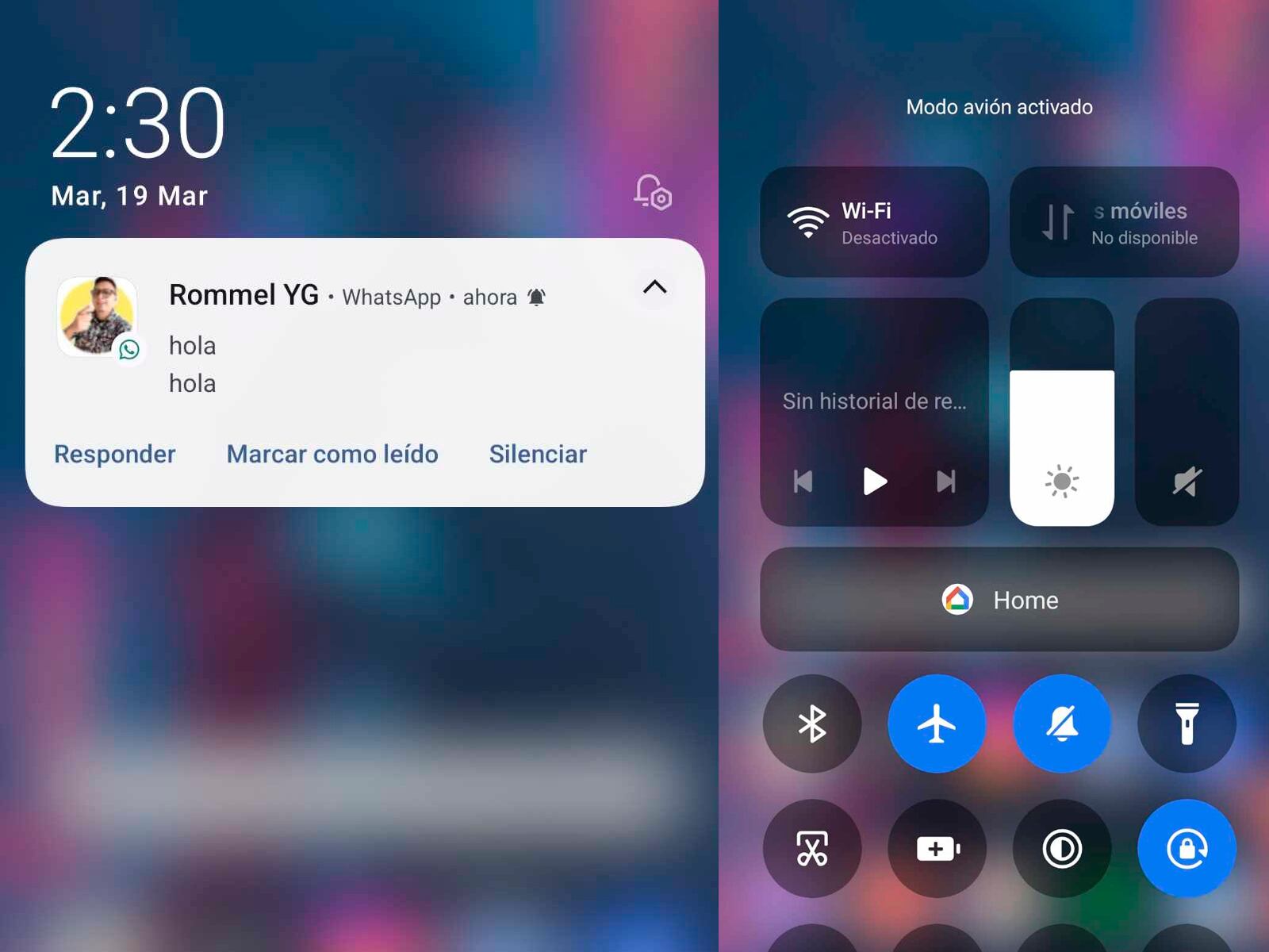 WHATSAPP | Para evitar que aparezca escribiendo, debes bajar la pestaña de notificaciones de tu smartphone. (Foto: MAG - Rommel Yupanqui)