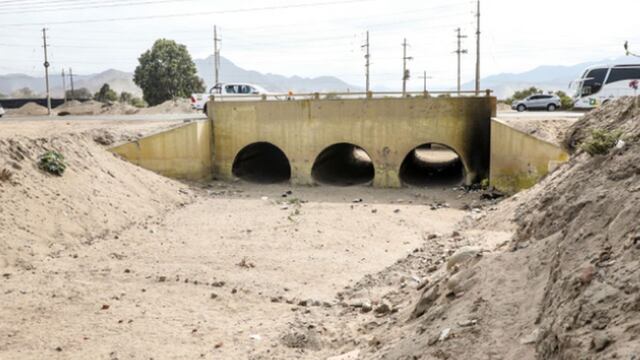 Cañete: realizan limpieza de cauce en puentes Chilca I y Chilca II como prevención ante Fenómeno El Niño 