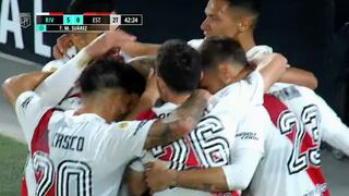 Pablo Solari, Ezequiel Barco y Matías Suárez completaron el 5-0 de River vs. Estudiantes | VIDEO
