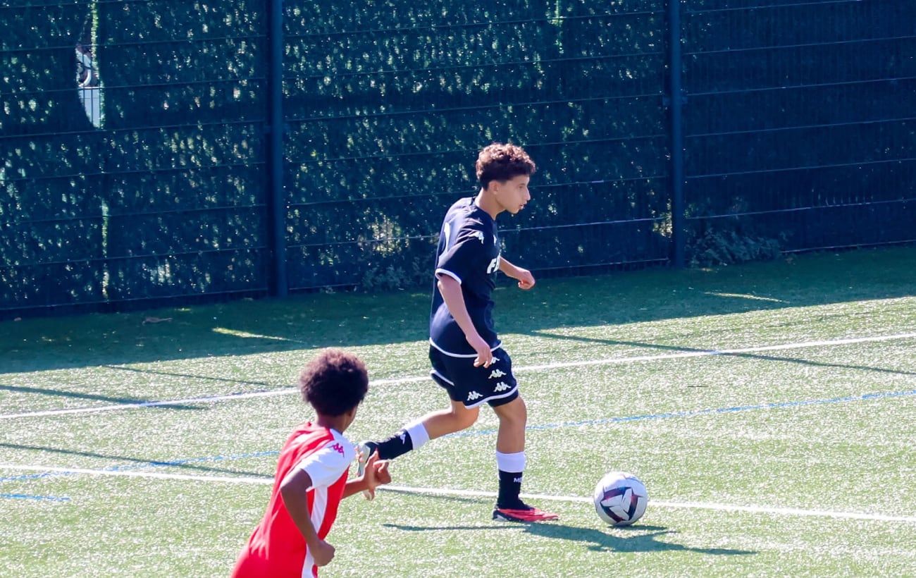 Paul Beauseigneur, lateral derecho de la Sub 16 del Mónaco, tiene nacionalidad peruana. (Foto: Agencias)