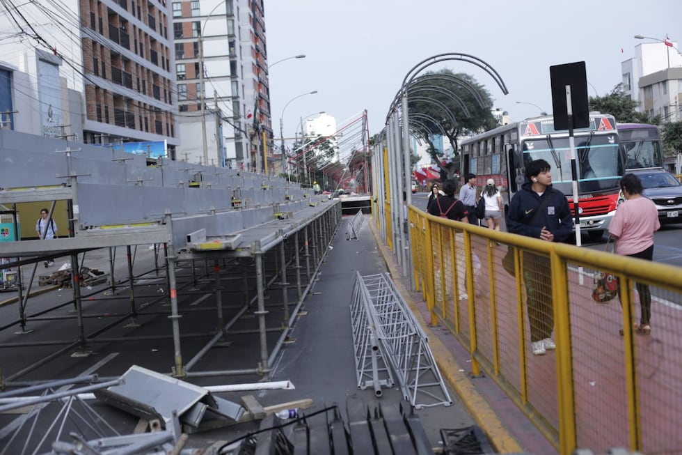 Así avanzan las preparaciones para la Gran Parada Militar y el desfile cívico del 29 de julio del 2026. (Fotos: Diana Marcelo / @photo.gec)