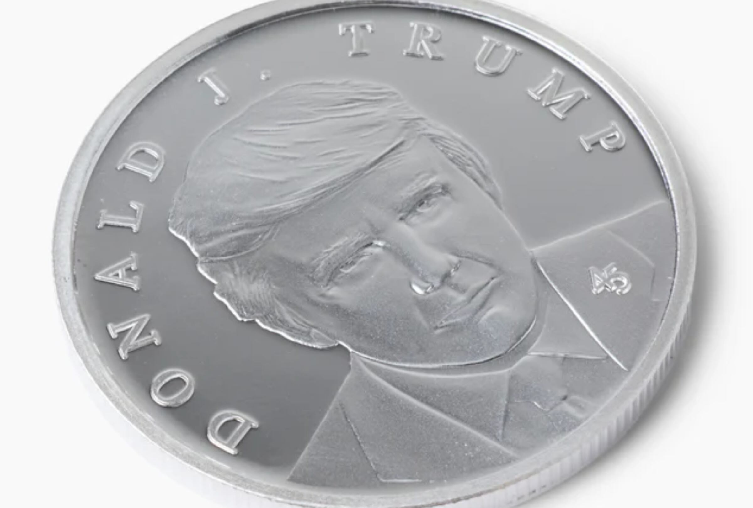 Las monedas de Donald Trump se pueden conseguir a través de un sitio web habilitado por el mismo expresidente (Foto: Real Donald Trump)