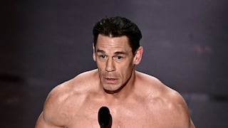 Por qué John Cena presentó desnudo los premios a Mejor Vestuario de los Óscar 2024
