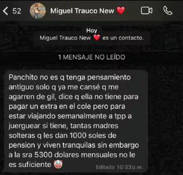 Descargo de Miguel Trauco