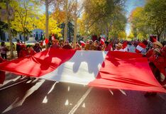 España: Realizan “Pasacalle del Bicentenario” del Perú en las calles de Madrid