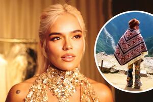 Así es la impactante fotografía de Karol G visitando Machu Picchu en Cusco