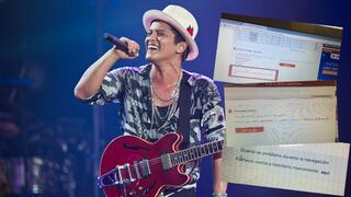 Bruno Mars en Lima: Por qué se cayó la página web de Teleticket