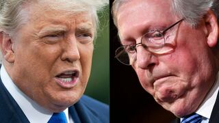 Donald Trump pide a republicanos a echar a Mitch McConnell como su líder en el Senado 