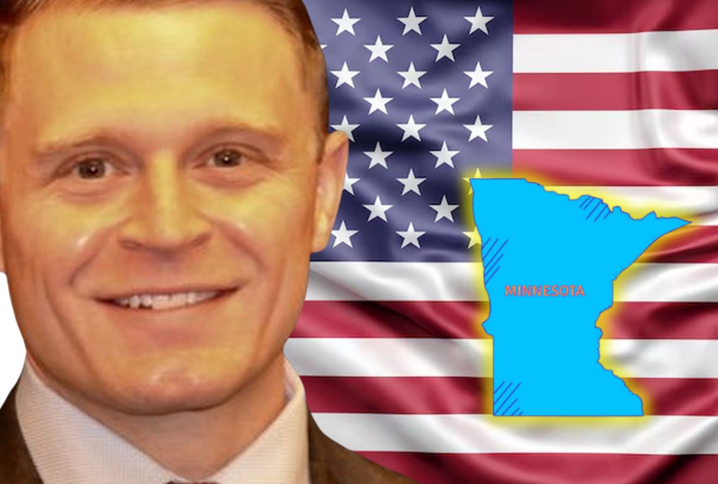 El planteamiento del senador republicano para comprar para Iowa nueve estados de Minnesota (Foto: X de Mike Bousselot / AFP / Freepik)