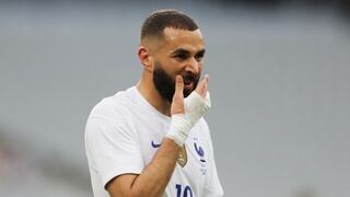 El tiempo que Benzema se quedará sin entrenar por la lesión sufrida con Francia