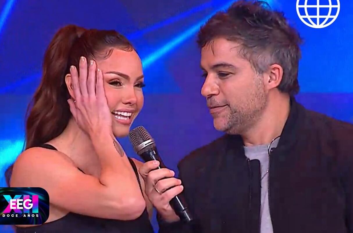 Paloma Fiuza llora de emoción tras volver a "Esto es guerra" luego de una dura lesión. (Foto: Captura de video)