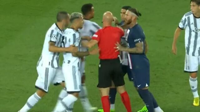 PSG vs Juventus: el tenso cruce entre Paredes y Ramos tras dividida | VIDEO