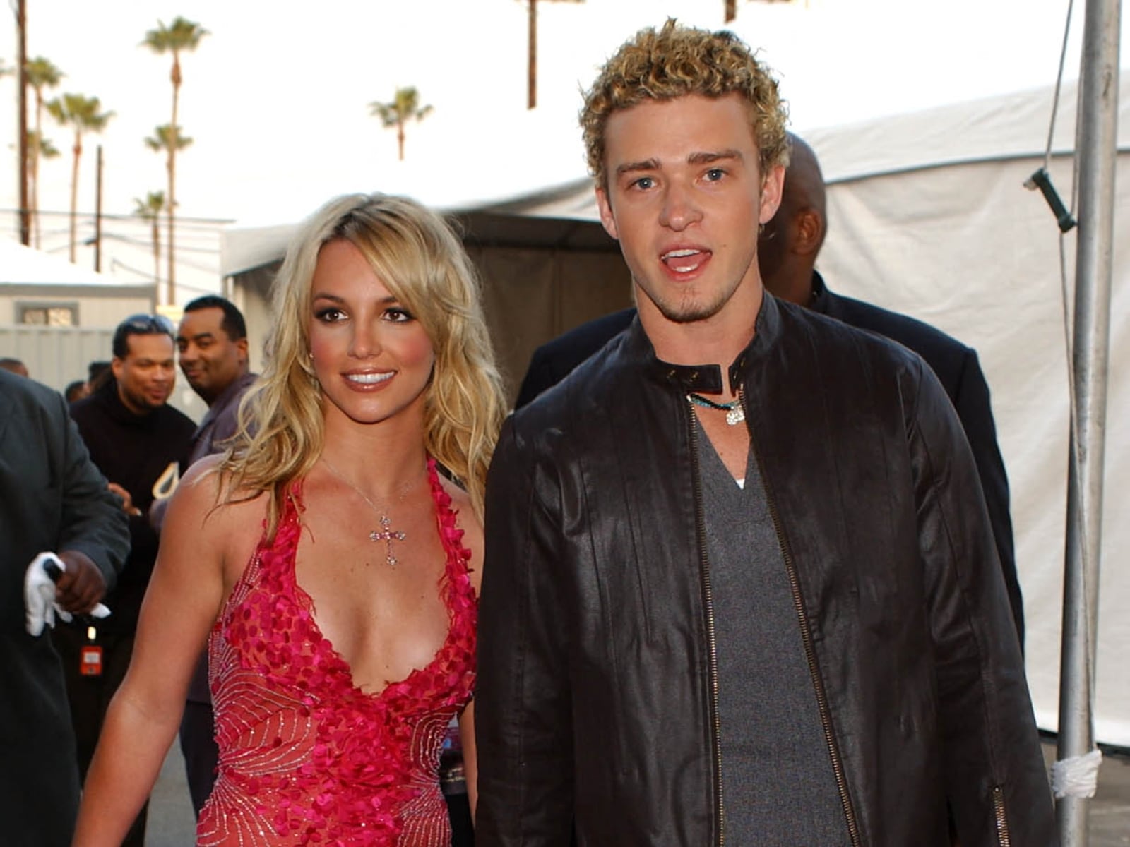 Britney y Justin en el último año de su relación sentimental (Foto: AFP)