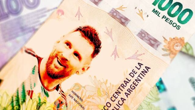 Cómo sería el billete con el rostro de Lionel Messi que planean diseñar en Argentina