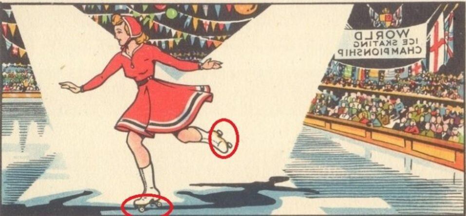 SOLUCIÓN DEL RETO VISUAL | La chica está patinando sobre hielo en patines con ruedas.