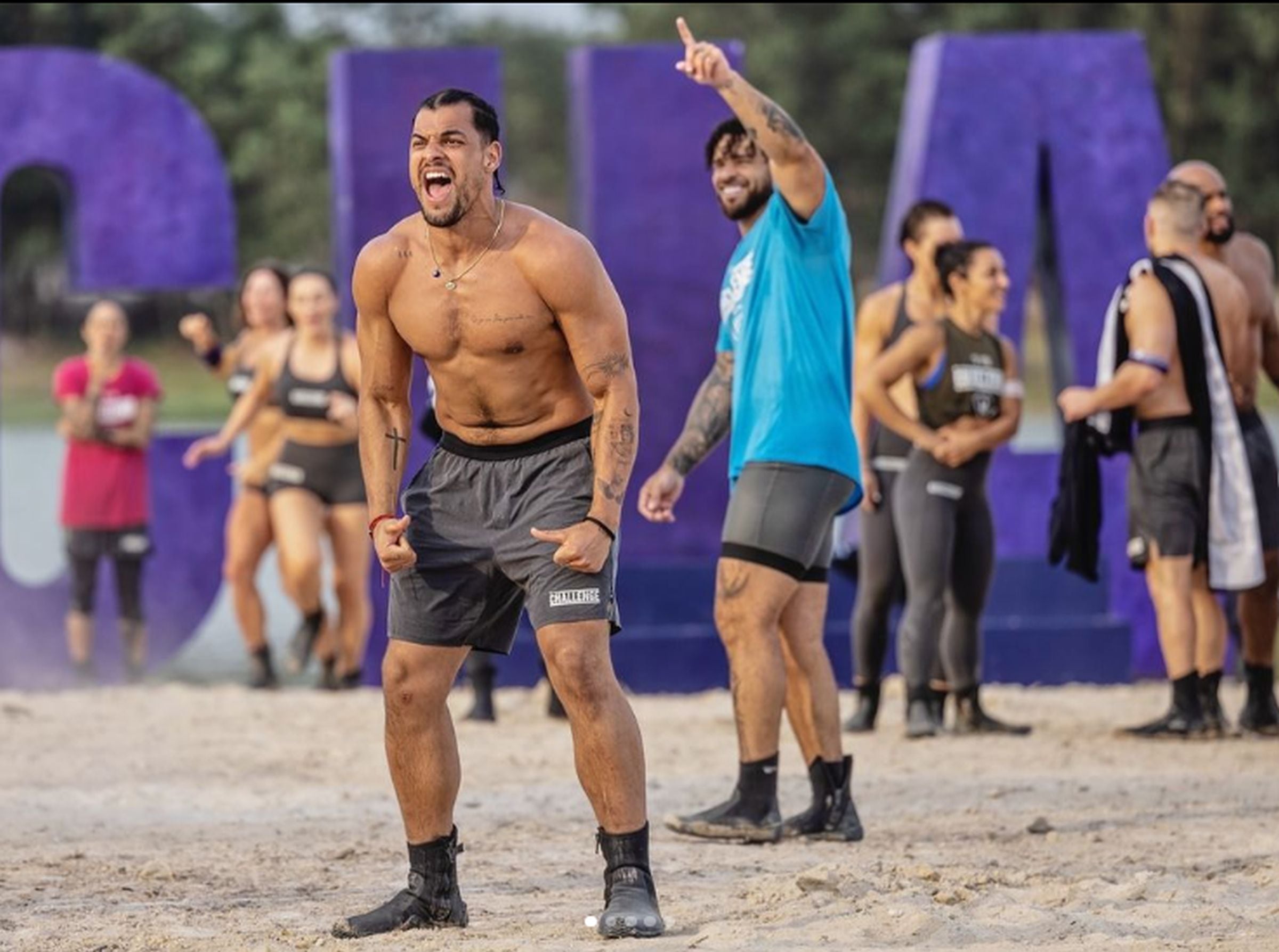 Josh Martínez durante una escena del programa de competencia The Challenge 40 (Foto: Josh Martínez/ Instagram)