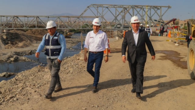 Puentes de acceso al nuevo aeropuerto Jorge Chávez presentan avance del 70 %, según el MTC