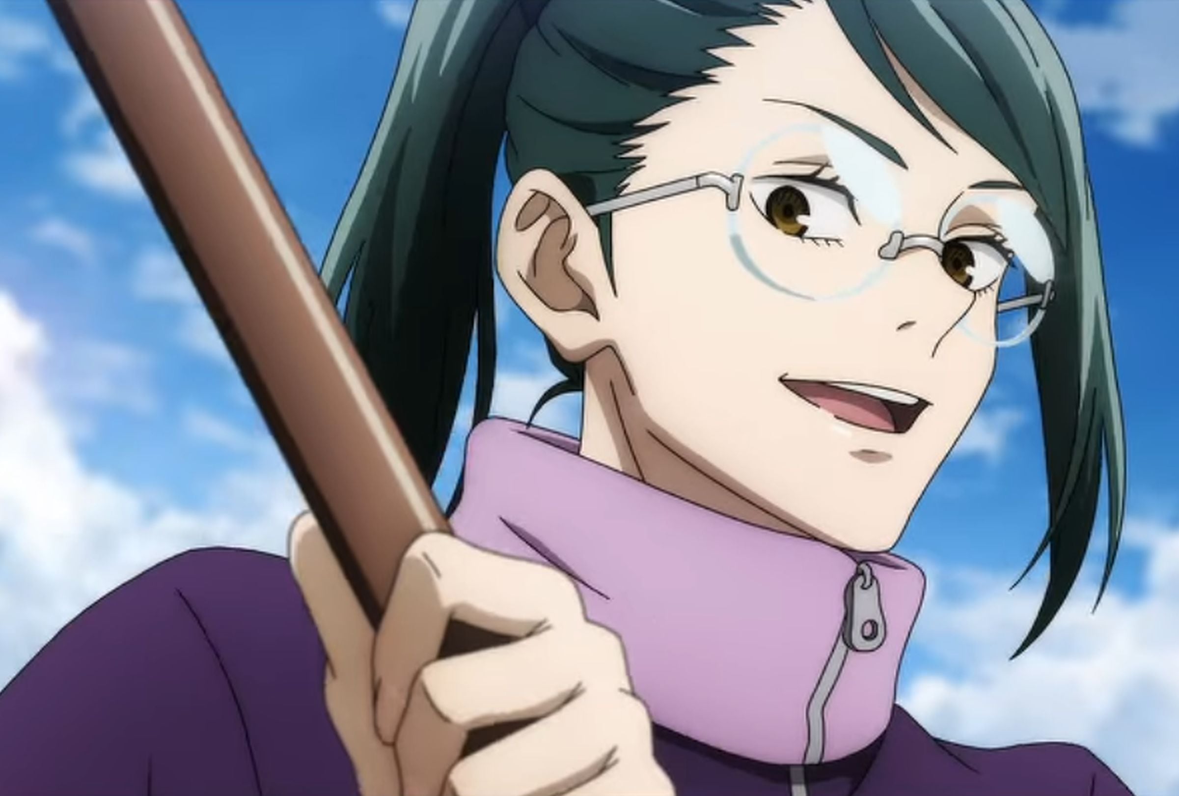 Maki entrenó con Yuta cuando se unió a la escuela de hechiceros (Foto: Jujutsu Kaisen 0 / MAPPA)