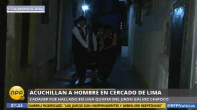 Cercado de Lima: hombre murió degollado por pareja en pelea