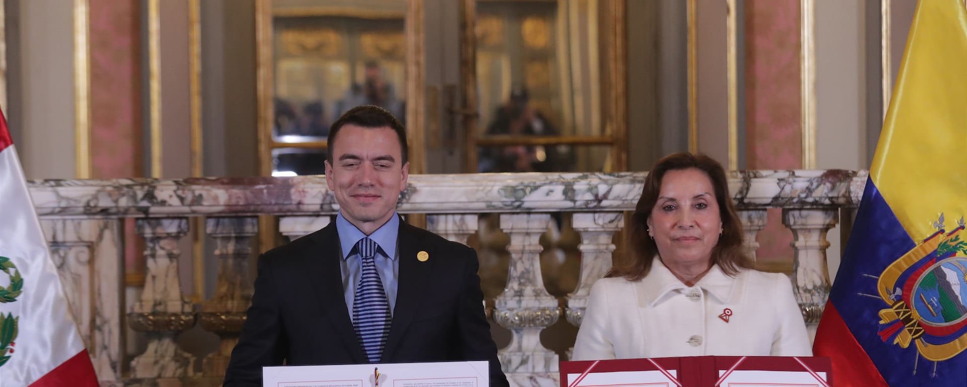 Perú y Ecuador firman acuerdo para combatir el crimen organizado transnacional: los detalles de la reunión entre Dina Boluarte y Daniel Noboa