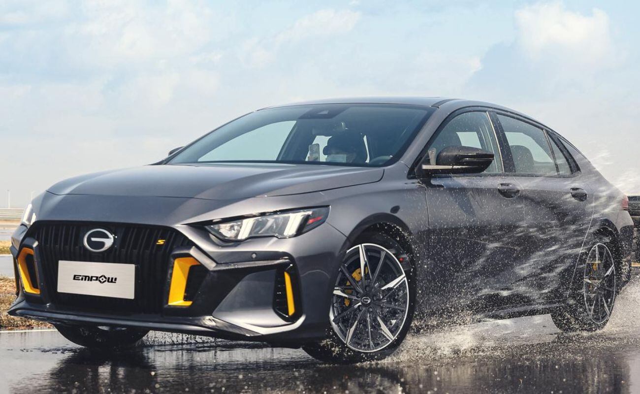 La característica principal de este sedán es su diseño deportivo y prestaciones del motor. Foto: GAC Motor