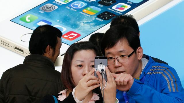 Los iPhone 5S y 5C fueron recibidos por el gigante China Mobile