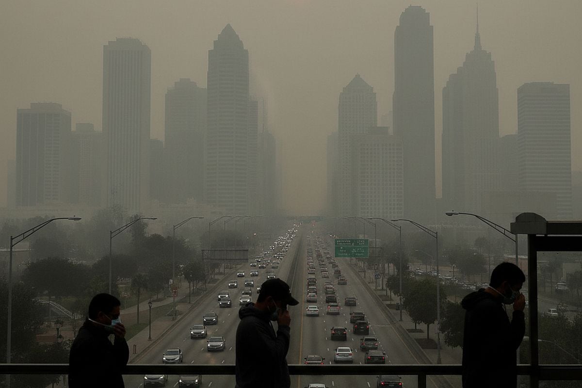 El PM2.5 está formado por partículas diminutas de menos de 2,5 micras de diámetro, mucho más pequeñas que el grosor de un cabello humano, lo que les permite penetrar profundamente en los pulmones. (Crédito: Imagen creada por El Comercio MAG usando la IA de 'Perplexity')