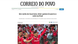 Paolo Guerrero es el rey de las portadas en Brasil por su doblete con Inter | FOTOS