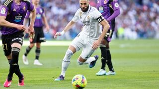 Con triplete de Benzema: Real Madrid aplastó a Valladolid por LaLiga