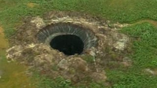 El "cráter del fin del mundo" es prueba del cambio climático