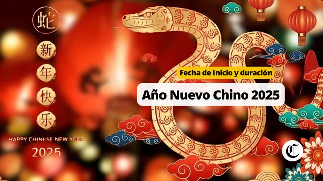 Año de la Serpiente de Madera: ¿Cuándo inicia el año nuevo chino 2025? | Foto: Composición EC