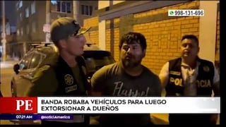 San Juan de Lurigancho: cae banda que robaba vehículos y extorsionaba a propietarios