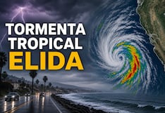 Tormenta tropical Elida llevará lluvias, humedad y posible actividad eléctrica a California: estas son las zonas afectadas