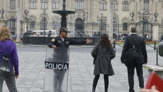 Plaza de Armas se mantiene cerrada por constantes movilizaciones [FOTOS]