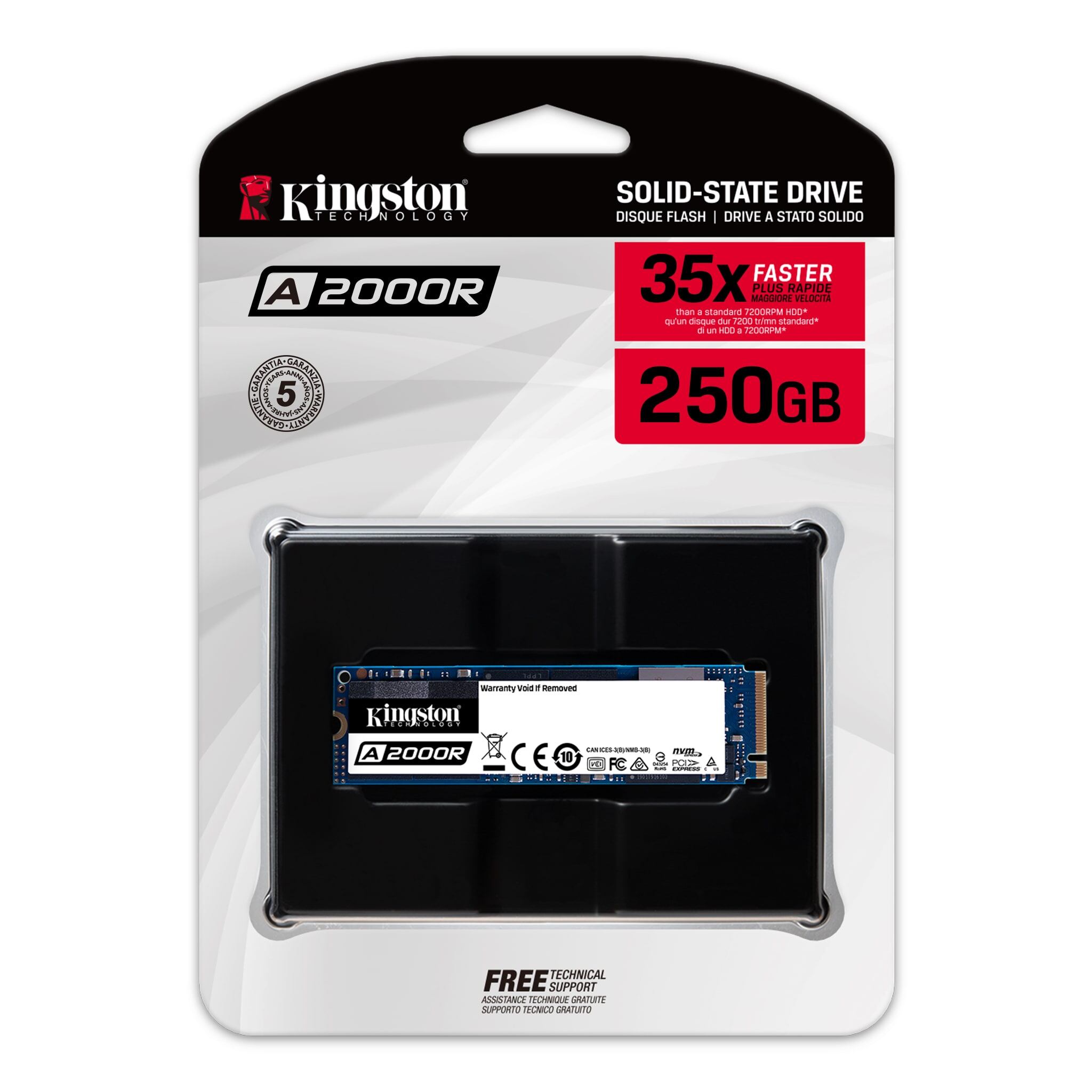 SSD de 250GB de la marca Kingston. (Difusión)