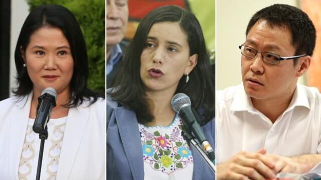 Datum: ¿cuál es la aprobación de Keiko Fujimori, Kenji Fujimori y Verónika Mendoza?