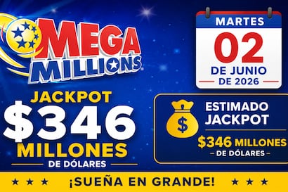 Números ganadores del Mega Millions, 02/06/2026: resultados oficiales del sorteo de la lotería con premio mayor de $346 millones
